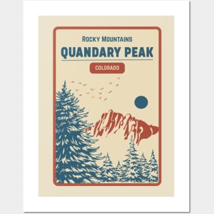 quandary peak Posters and Art